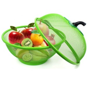 KOVOT Apple Shaped Mesh Fruit Basket | Keep Freshness In & Bugs Out - 1 of 4