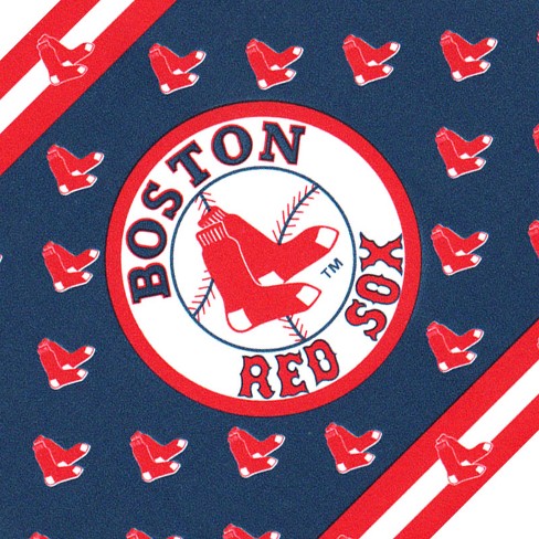 Mlb Baseball Accent Wallpaper Border Roll Boston Red Sox Target