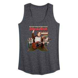 Women's - School of Rock - Movie Cover Graphic Racerback Tank - 1 of 4