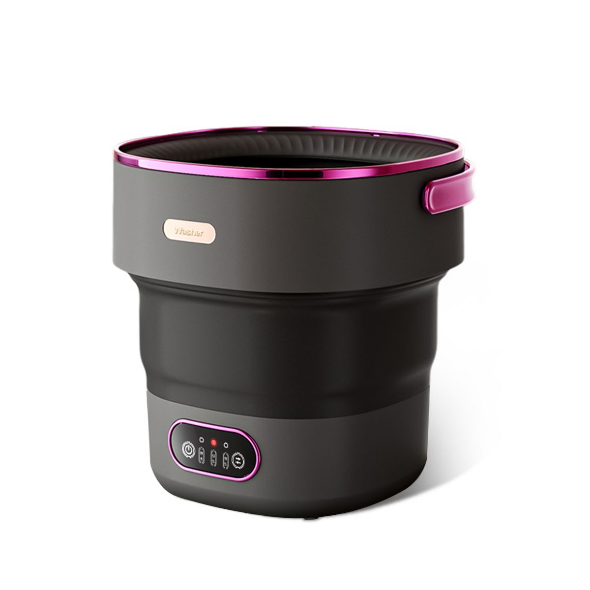 Portable Mini Washing Machine, Foldable 13L Mini Washer Spin Dryer with Basket Spin 3 Cleaning Modes Compact Design for Small Clothes - thumbnail 8