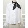 INSPIRE CHIC Women's Plain Solid Color Pure Skinny Long Neckerchief Hair Band 55.12 x 5.12 inches(L*W) - 2 of 4