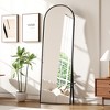 Full Length Mirror, Full Floor Body Mirror, Freestanding Leaning Mirror with Stand, Hanging Mounted Wall Large Dressing Mirror for Bedroom, Entryway - 2 of 4