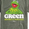 Men's - The Muppets - Kermit Green Before It Was Cool Short Sleeve Graphic T-Shirt - 2 of 4
