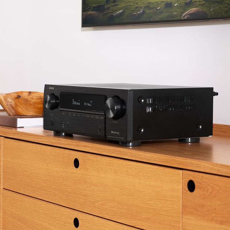 Denon AVRX1800H 7.2 Channel 8K Home Theater Receiver with Dolby Atmos, HEOS Built-In, and Audyssey Room Correction, 4 of 16