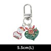 Unique Bargains Christmas Keychain Lobster Clasp Zinc Alloy Multi-colored 1 Pc - 2 of 3