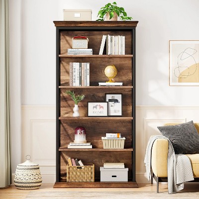 Hommoo 71 Inches Industrial Bookshelf