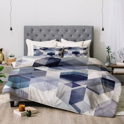 Deny Designs Black Mareike Boehmer Graphic 175 Comforter Set (Queen) - Deny Designs: Geometric Art, Reversible, 3-Piece Bedding — фото 3