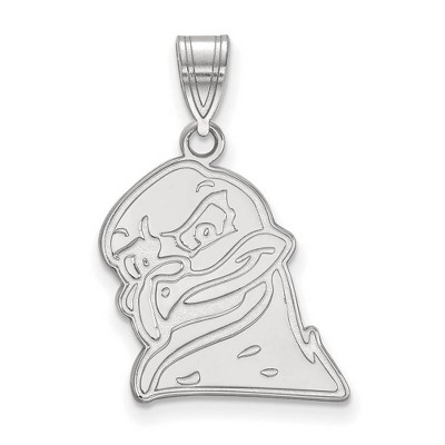 Black Bow Jewelry 14k White Gold Virginia Tech Hokies NCAA Large Pendant
