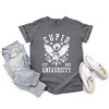 Simply Sage Market Women's Cupid's Distressed Short Sleeve Garment Dyed Tee - 3 of 4