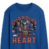 Men's - Marvel - Guardian Of Your Heart Valentine Long Sleeve Graphic T-Shirt - 2 of 4