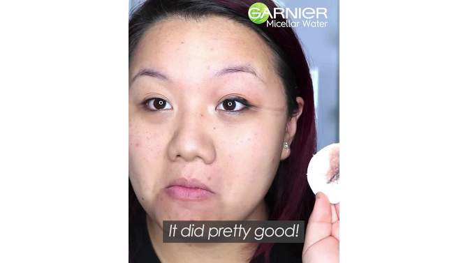Garnier SkinActive Micellar Cleansing Water - For Waterproof Makeup, 2 of 12, play video