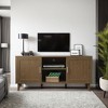 VYNXARIA Modern 60 Inch TV Stand for TVs up to 65 inches, Classic Walnut Finish - 3 of 4
