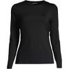 Lands' End Women's SunShade UPF 50 Long Sleeve Relaxed Rash Guard - 3 of 4