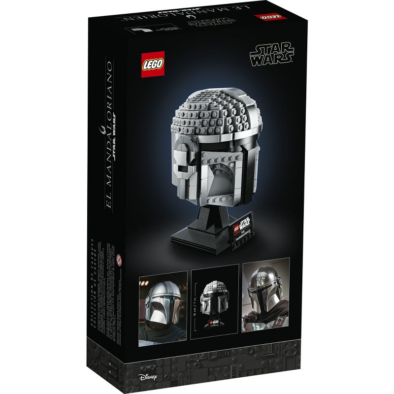 LEGO Star Wars The Mandalorian Helmet Model 75328, 5 of 12