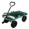 Grungis Multi-Functional Garden Cart,Heavy-Duty Wagon Cart with All-Terrain Wheels,Utility Cart for Garden Camping Shopping - 4 of 4