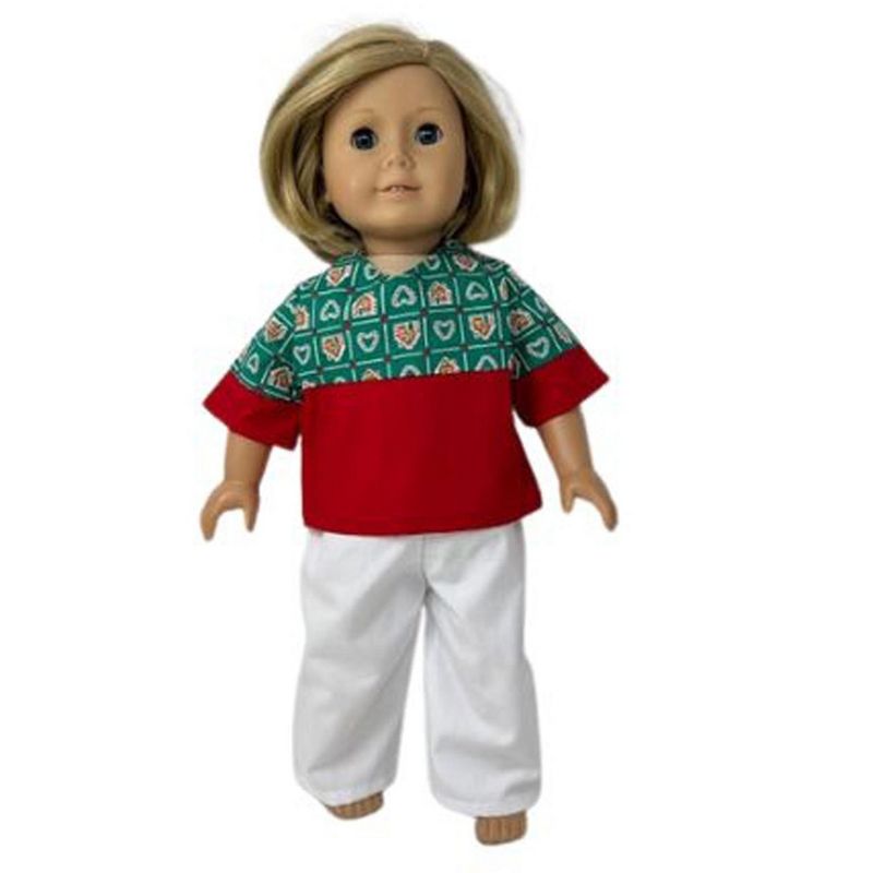 Doll Clothes Superstore Gingerbread Outfit For 18 Inch Girl Dolls Like American Girl Our Generation My Life Dolls, 2 of 5