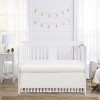 Sweet Jojo Designs Boy or Girl Gender Neutral Unisex Baby Crib Bed Skirt Bohemian Fringe Ivory - 2 of 3