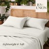 Ivy Union Microfiber Sheet Set - Breathable - Deep Pocket - 4 of 4