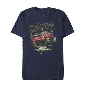 Men's Fast & Furious Technology Car Race T-Shirt - 1 of 4