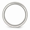 Black Bow Jewelry Stainless Steel, 8mm Multi Grooved Unisex Comfort Fit Band - 2 of 4