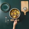 304 Stainless Steel Microporous Colander,2QT Large Capacity with Mixing Bowl For washing vegetables - 4 of 4