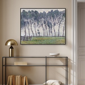 Art Remedy Rainy Weather at Hampton Court by Alfred William Finch Classic Landscape and Portrait Wall Art Framed - 1 of 4