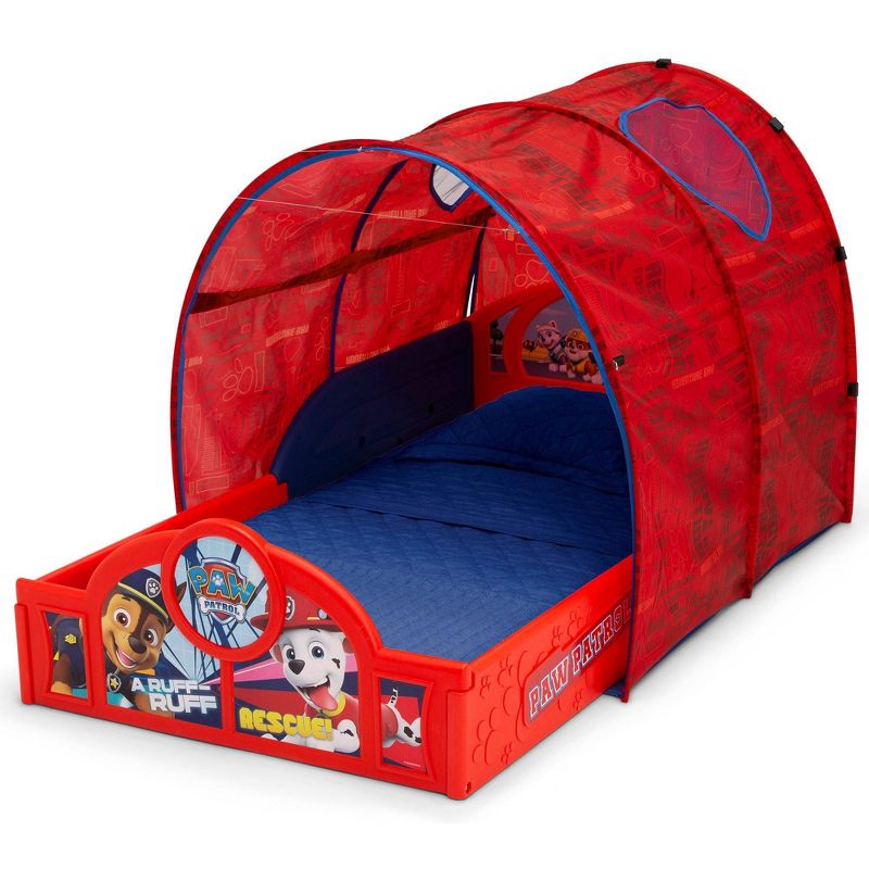 Delta Children PAW Patrol Sleep and Play Toddler Bed with Tent, 4 of 9