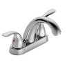 Gulches Chrome Finish 2-Handle Bathroom Sink Faucet - 5.45" Mid Arc Design with Deck Plate - 4 of 4