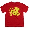 Boys' Short Sleeve Legends Of the Hidden Temple Red Jaguars T-Shirt - 2 of 4