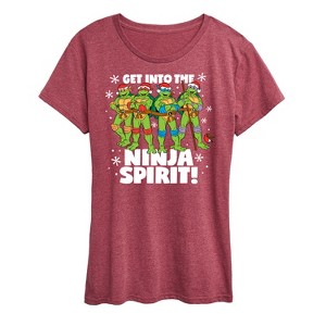 Women's - Teenage Mutant Ninja Turtles - Get Into The Ninja Spirit Short Sleeve Graphic T-Shirt - 1 of 4