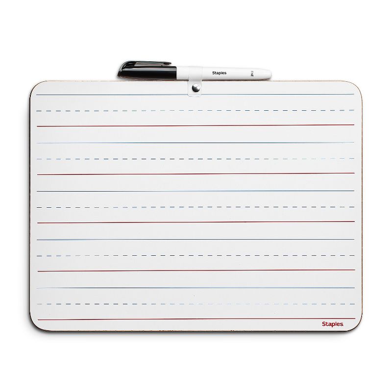 Staples 8.9" x 11.8" Dry-Erase Learning Board (44951) 2773817, 1 of 5