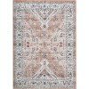 Washable Vintage Area Rug – Distressed Print Foldable Accent Carpet for Living Room, Bedroom & Dining Room - 2 of 4