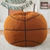 Inhand Sports Football Bean Bag Chair - Oversized Bean Bag Sofa Couch with Filler - Football Plush BeanBag for Living Room Bedroom Dorm Office - 4ft - 3 of 4