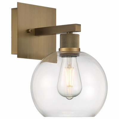 Access Lighting Port Nine 1 - Light Wall Light in  Antique Brushed Brass