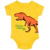 Jurassic World Baby 3 Piece Outfit Set: Bodysuit Pants Hat  - 3 of 4