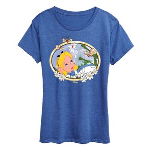 Women's - Disney - Alice in Wonderland Short Sleeve Graphic T-Shirt - 1 of 4