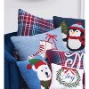 C&F Home Pair Ice Skates on Gray Background Hooked Pillow Accent Pillow, 18" x 18" - 3 of 3