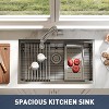 Undermount Kitchen Sink,Stainless Steel Workstation Kitchen Sinks with Built-In Accessories,10" Deep Single Bowl Kitchen Sink Basin - 2 of 4