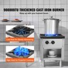 VEVOR Commercial Gas Stove with Cabinet, Propane and Natural Gas Countertop Cooking Stove Range, Stainless Steel Gas Hot Plate - 3 of 4