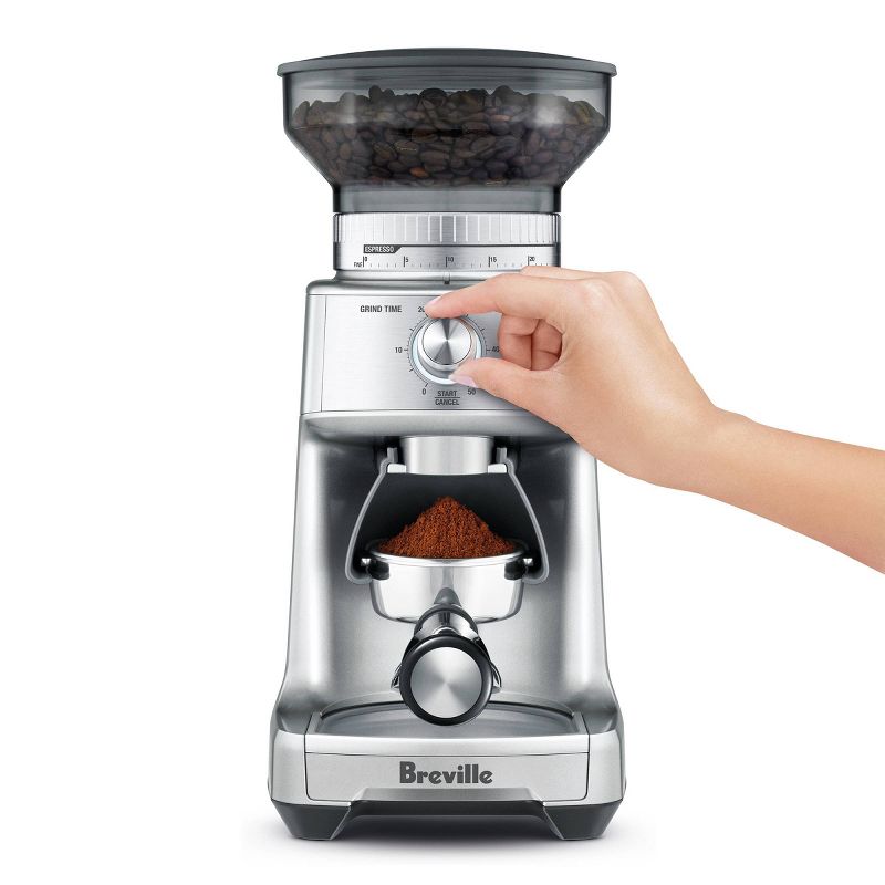 Breville 12oz Dose Control Pro Stainless Steel Coffee Grinder Silver BCG600SIL, 3 of 6
