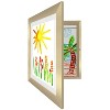Americanflat Kids Art Frame with shatter-resistant glass - Front opening Wall Display for Artworks - Available in a variety of Colors - 2 of 4