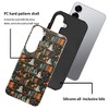BONGEEK Case Compatible with Samsung Galaxy S25,Scratch Resistant Hybrid 2-Layer Hard Shell Bright Phone Case, Bookshelf Halloween - 2 of 4