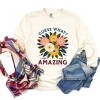 Simply Sage Market Women's Guess What Flowers Long Sleeve Garment Dyed Tee - 3 of 4