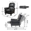NicBex Recliner Chair Recliner Living Room Chair Comfy Chair Lounge Chair for Living Room, Reading Room - 3 of 4