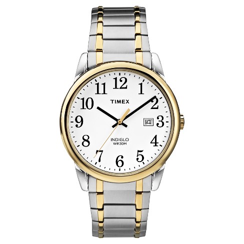 Men's Timex Easy Reader Expansion Band Watch - Two-Tone TW2P81400JT