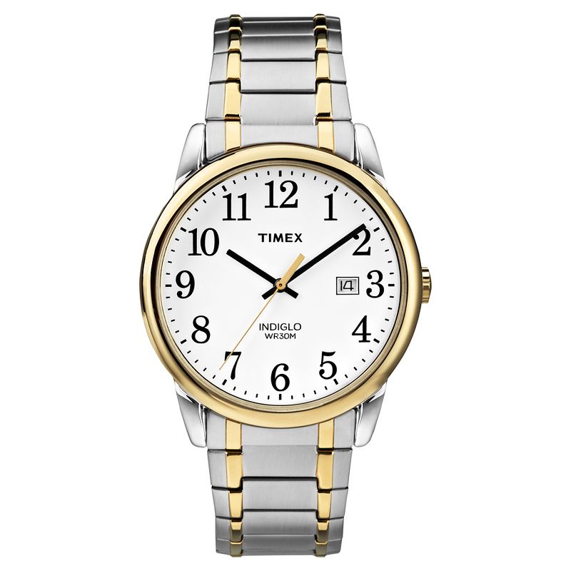 Men&#39;s Timex Easy Reader Expansion Band Watch - Light Gold TW2P81400JT, 1 of 4