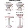 Bloem Indoor/Outdoor Plastic Grecian Urn Planter - 3 of 4