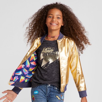 Target girls leather clearance jacket