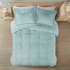 Intelligent Design Leena Shaggy Long Faux Fur Comforter Mini Set - 2 of 4