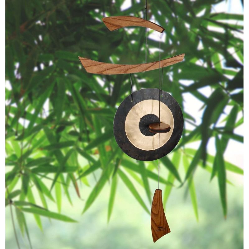 Woodstock Wind Chimes Signature Collection, Emperor Gong Wind Chime Style Wind Gong, 3 of 13